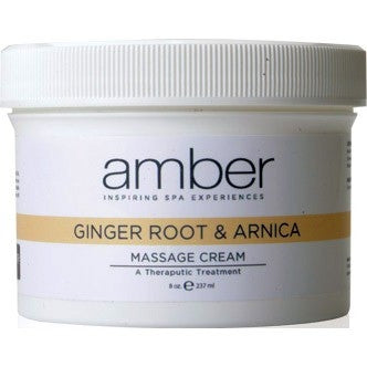 Amber Ginger Root & Arnica Massage Cream 8oz/237ml