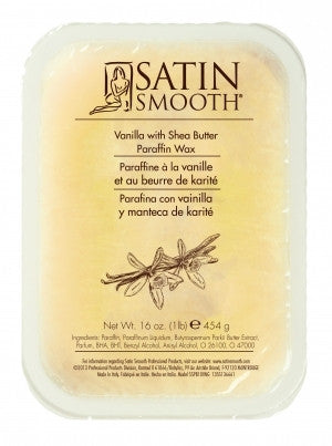 Satin Smooth Vanilla W/S.B. Paraffin Wax16oz SSPB10VNG 29342