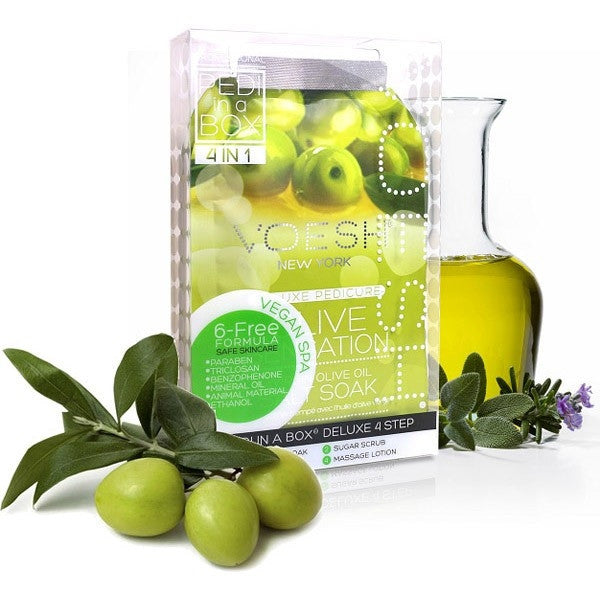 Voesh Pedi In A Box 4 Step - Olive Sensation VPC208OLV 00623