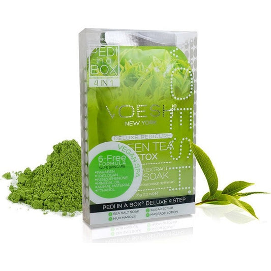 Voesh Pedi In A Box 4 Step - Green Tea Detox VPC208GRT 00626
