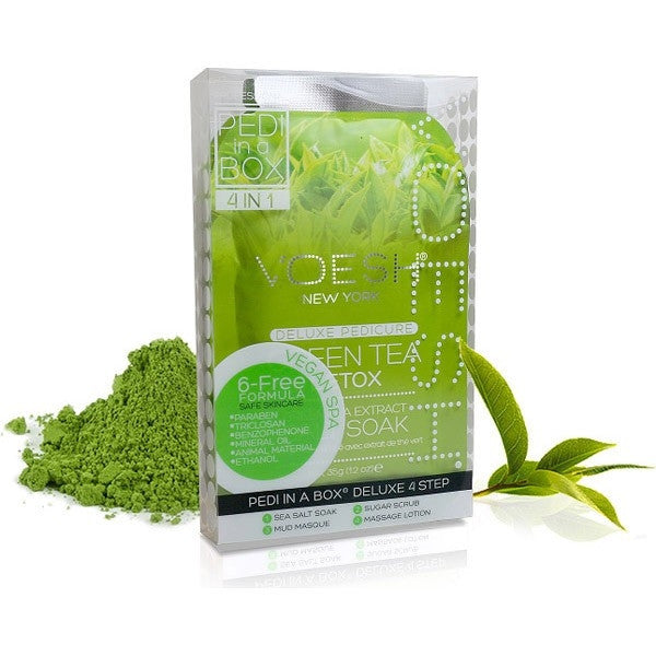 Voesh Pedi In A Box 4 Step - Green Tea Detox VPC208GRT 00626