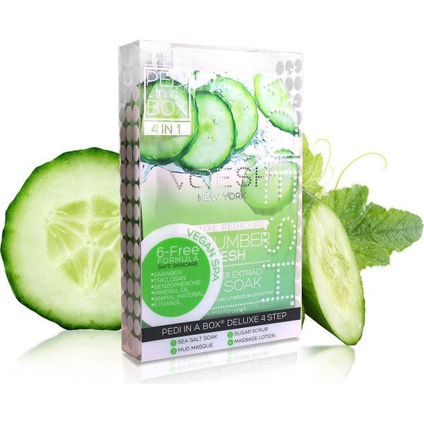 Voesh Pedi In A Box 4 Step - Cucumber Fresh VPC208CMB/00628