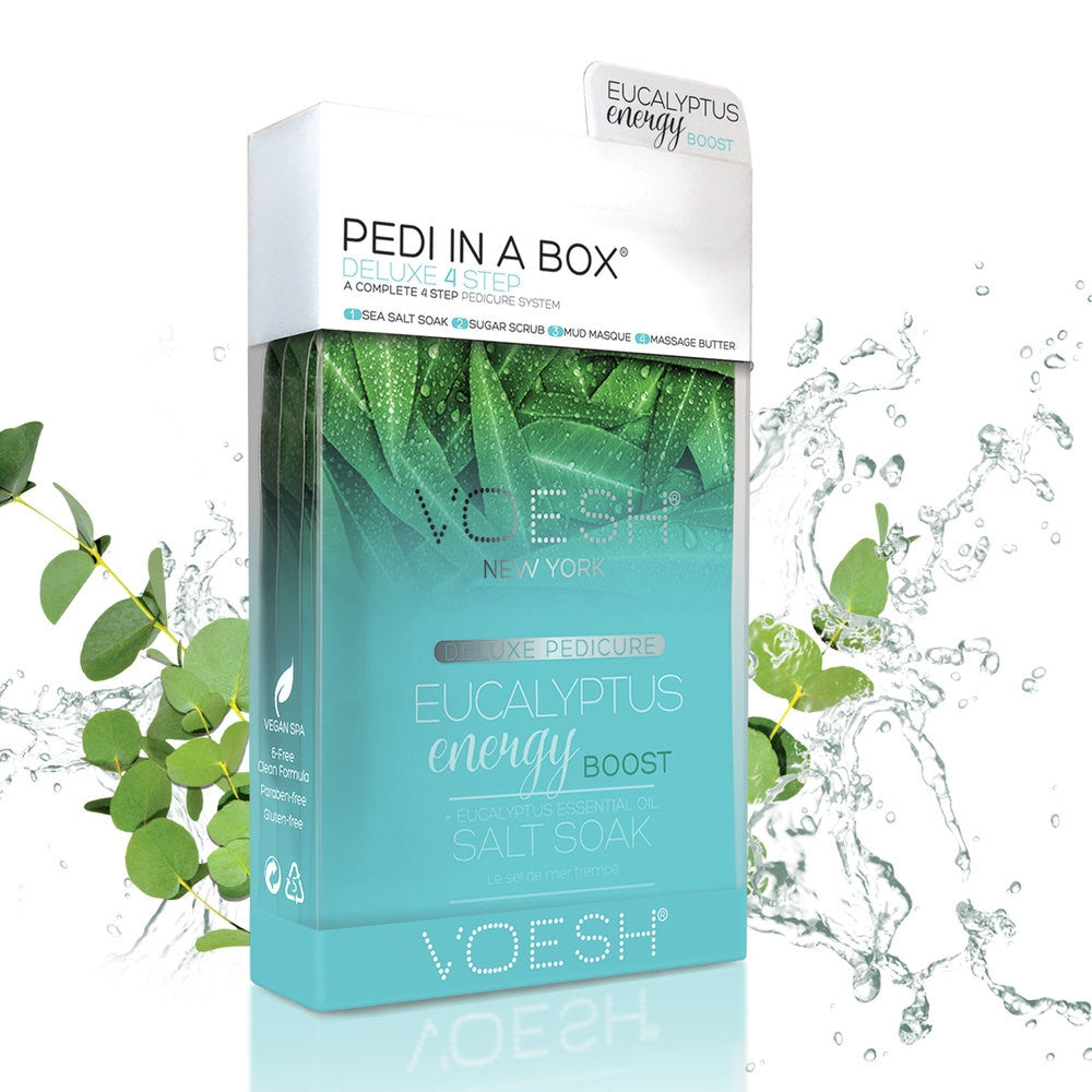 Voesh Pedi In A Box 4 Step Eucalyptus E/B VPC208EUC 02019