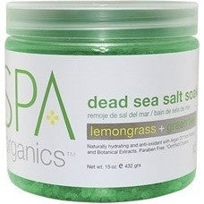 BCL SPA Dead Sea Salt Soak 16 oz -Lemongrass+Green Tea 51101