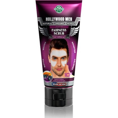 Hollywood Men Fairness Scrub 5.3 oz/150ml