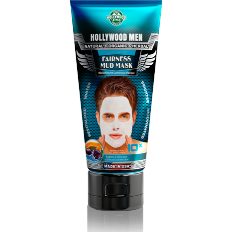 Hollywood Men Fairness Mud Mask 5.3 oz/150ml