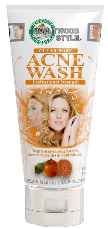 Hollywood Style Clear Pore Acne Wash 5.3oz.