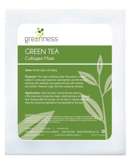 Greenness Collagen Mask - Green Tea