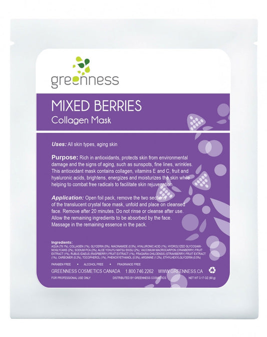 Greenness Collagen Mask - Mixed Berries