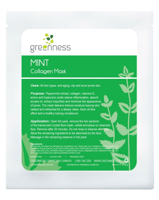 Greenness Collagen Mask - Mint