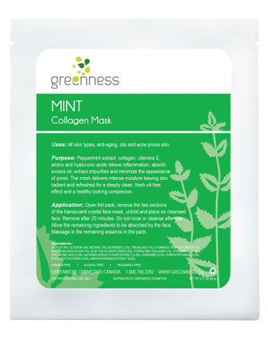 Greenness Collagen Mask - Mint