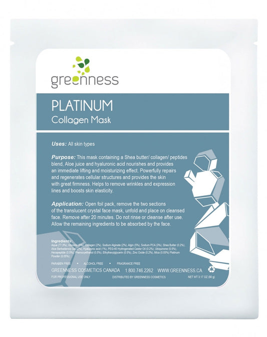 Greenness Collagen Mask - Platinum
