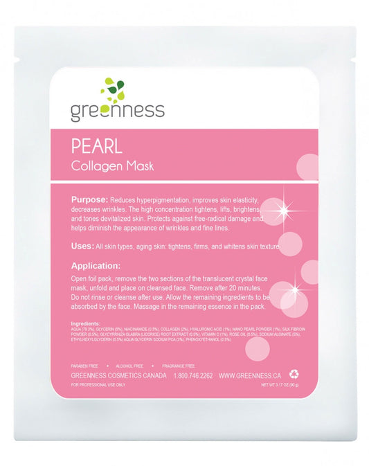 Greenness Collagen Mask - Pearl