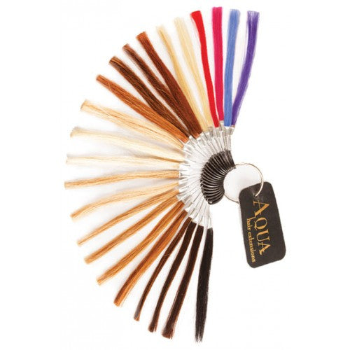 Aqua Tape Extensions Color Swatch Ring