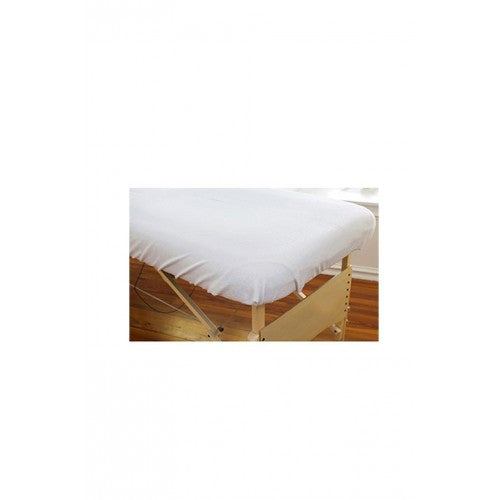 Namtex White Terry Spa Massage Bed Sheet