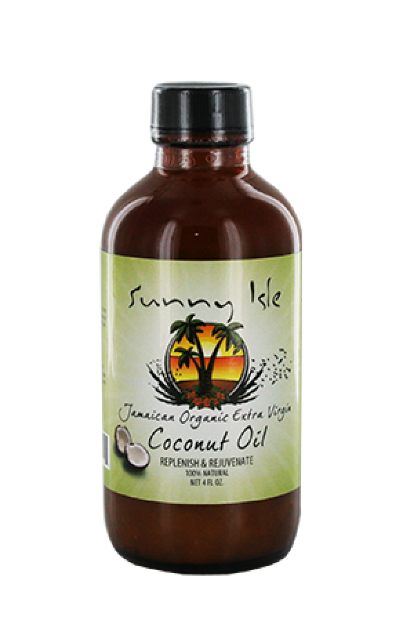 Sunny Isle Jamaican Black Castor Oil-17 Organic Coconut Oil (4oz)