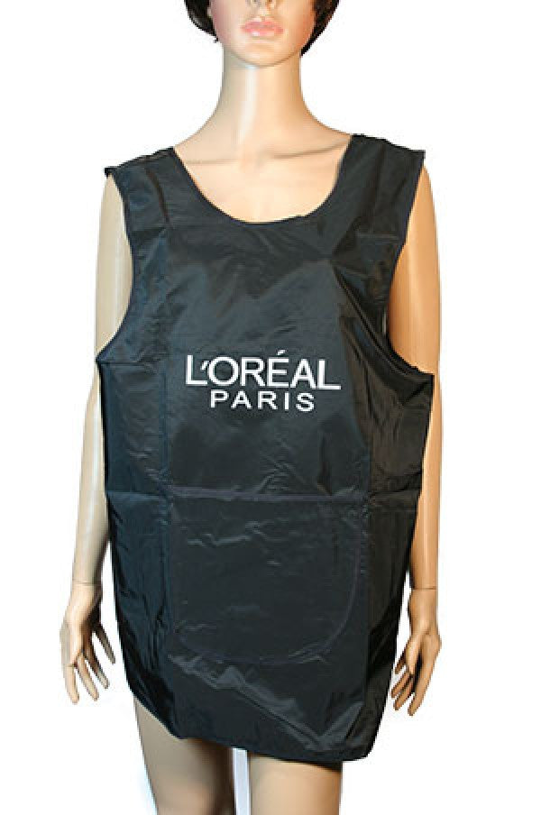 10 Salon Apron (Loreal/Black) Short -pc