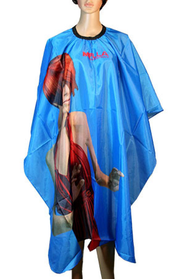 13 Salon Cape (Ice Royal/Blue) -pc