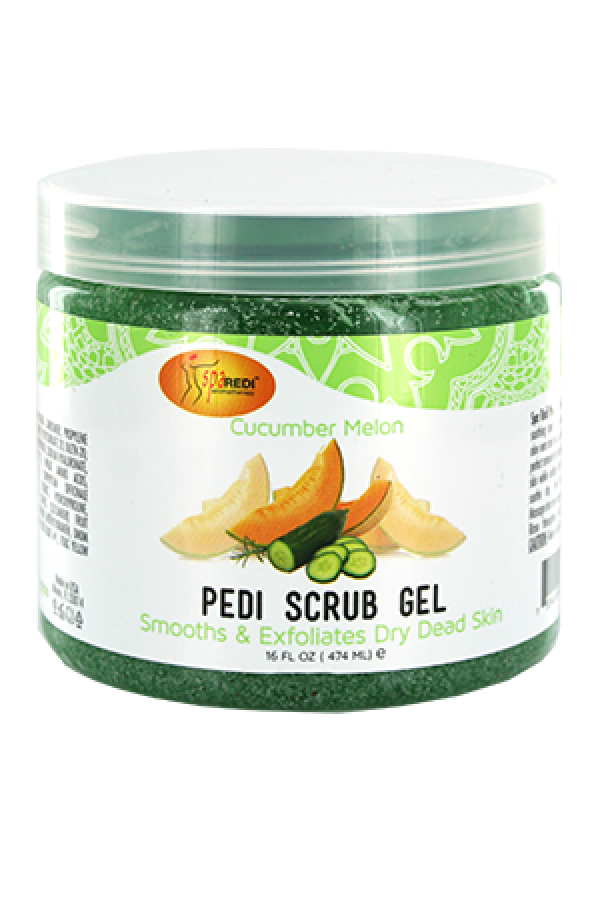 Spa Redi-07 Cucumber Pedi Scrub Gel (16oz)