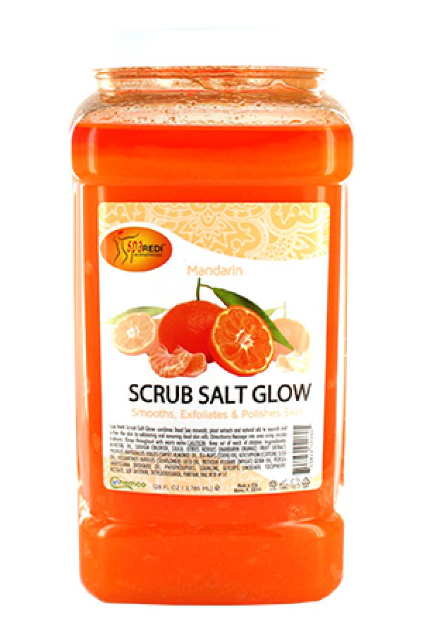 Spa Redi-24 Mandarin Body Scrub Salt Glow (128oz)