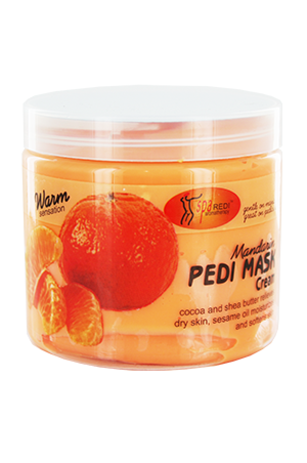 Spa Redi-16 Mandarin Pedi Cream Mask (16oz)