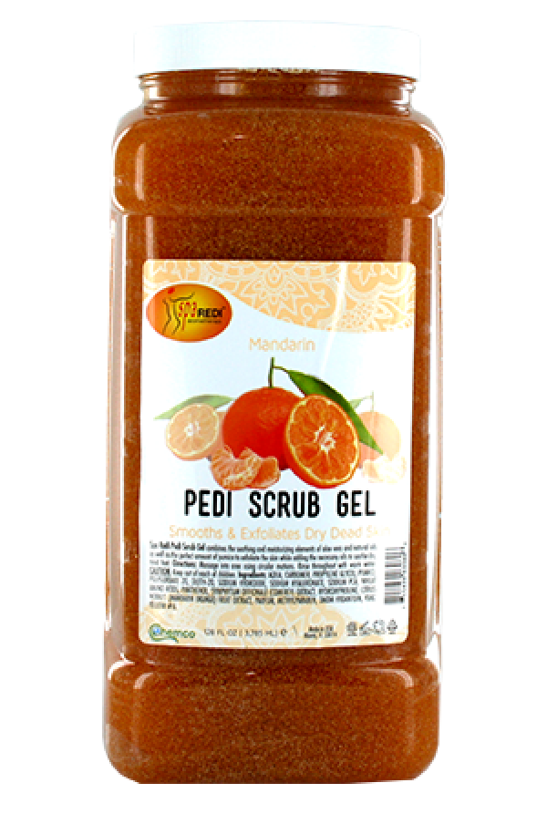 Spa Redi-21 Mandarin Pedi Scrub Gel (128oz)
