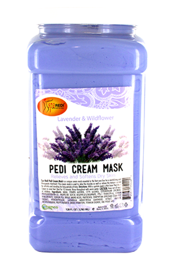 Spa Redi-26 Lavender&Wildflower Pedi Cream Mask (128oz)