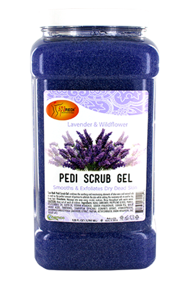 Spa Redi-20 Lavender&Wildflower Pedi Scrub Gel (128oz)