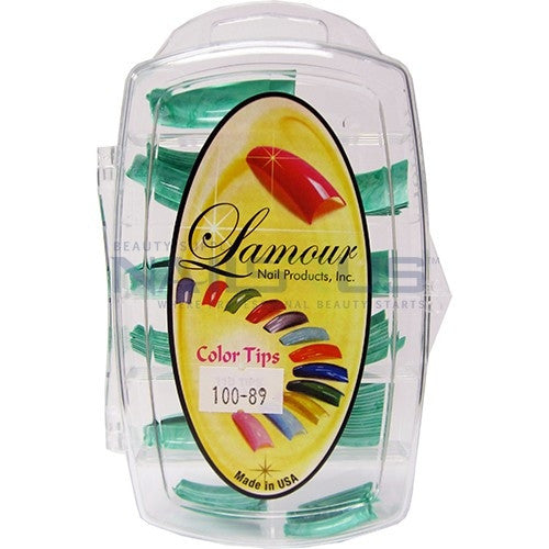 Lamour Marble Tips Turquoise 100-89