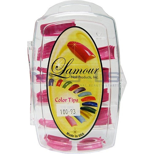 Lamour Marble Tips Pink 100-93