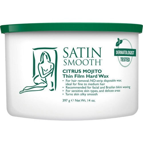 Satin Smooth Citrus Mojito Thin Film Hard Wax 14 oz SSW14MTG
