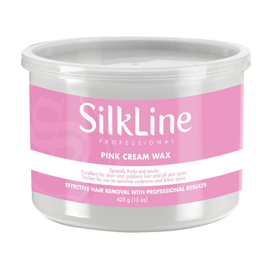 Silkline Pink Cream Wax 425g/15 oz - SLWCREMENC 33016