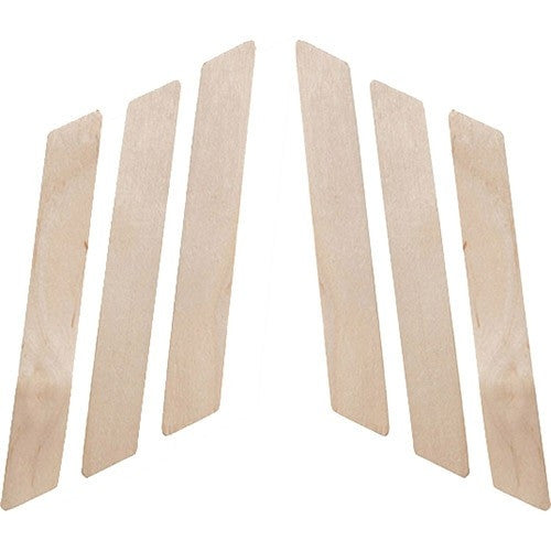 Silkline Large Wood Applicators W/Slanted Tip 100pk SSWA08NC