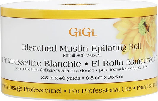 Gigi Bleached Muslin Epilating Roll 3.5"x40yards