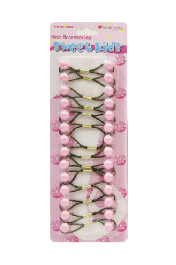 Magic Gold Bubble Round XS5 Light Pink 14/pk -pc