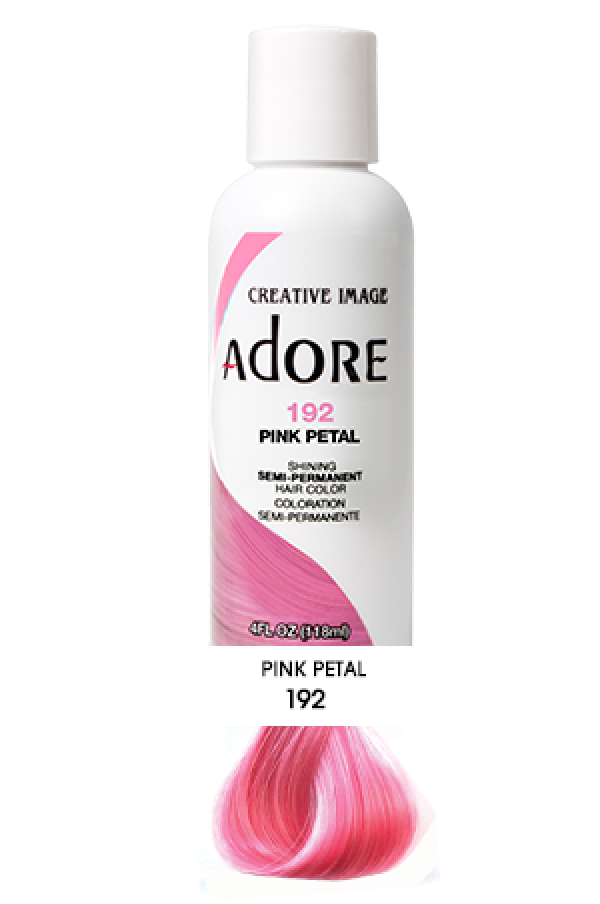 Adore-1 Semi Permanent Hair Color (4 oz)- 192 Pink Petal