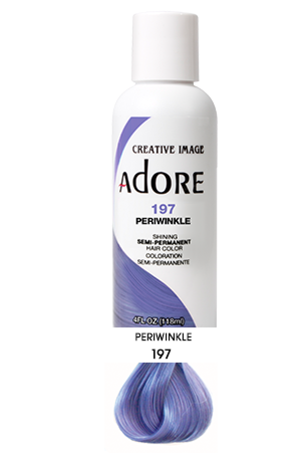 Adore-1 Semi Permanent Hair Color (4 oz)- 197 Periwinkle