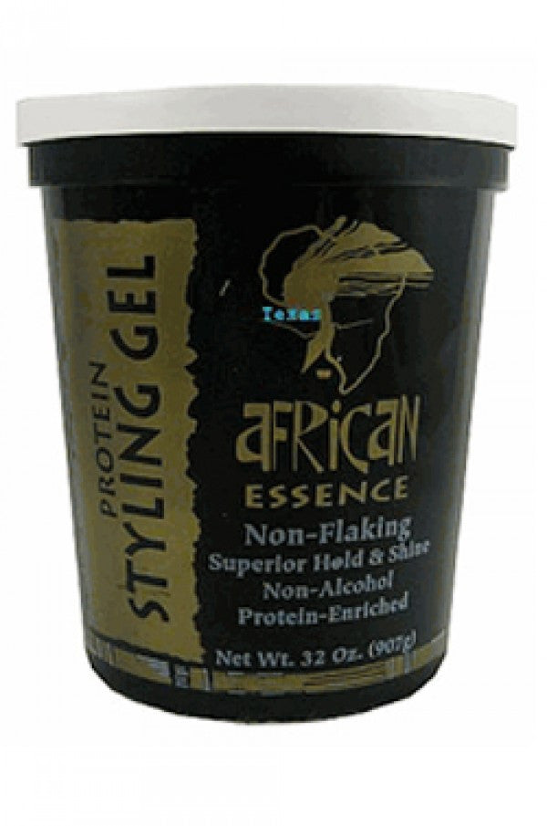 African Essence-6 Styling Gel - Black (15 oz)