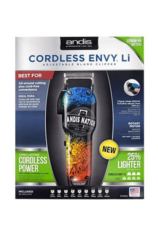 Andis 73045 Cordless Envy Li Nation
