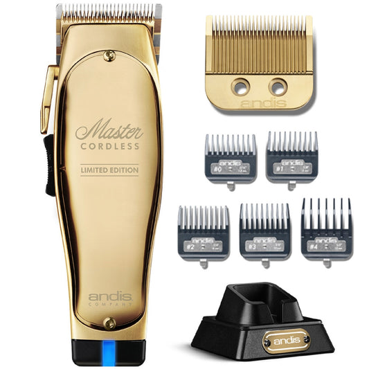 Andis Master Cordless Gold Clipper Limited Edition Professional