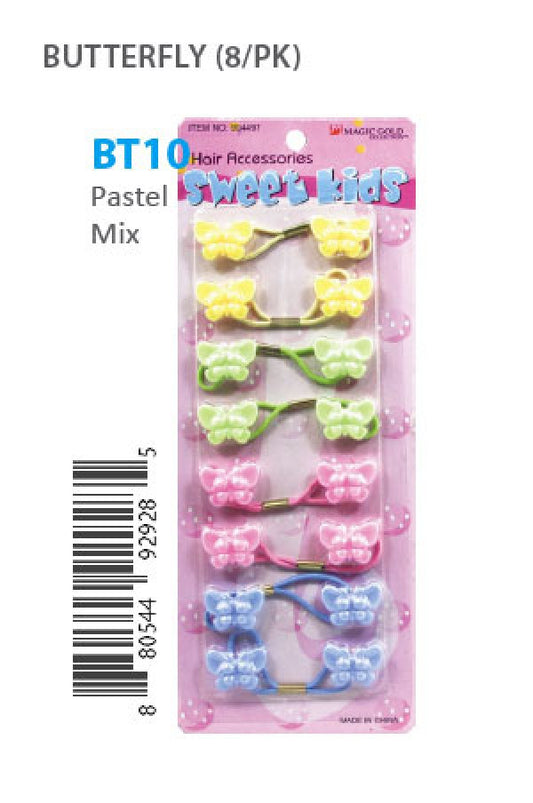 Magic Gold Bubble Butterflies BT10 Pastel Mix 8/pk -pc