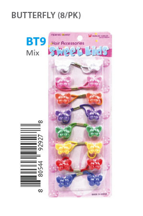 Magic Gold Bubble Butterflies BT9 Mix 8/pk -pc