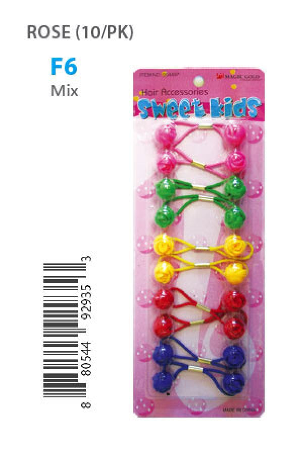 Magic Gold Bubble Rose F6 Mix 10/pk -pc