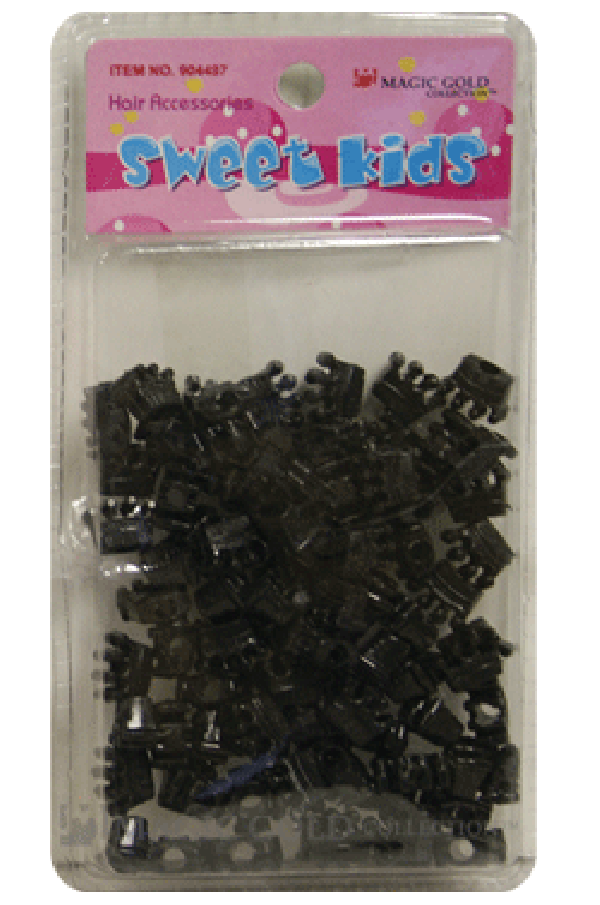 Magic Gold Plastic Bead Crown 1657 Black - pc
