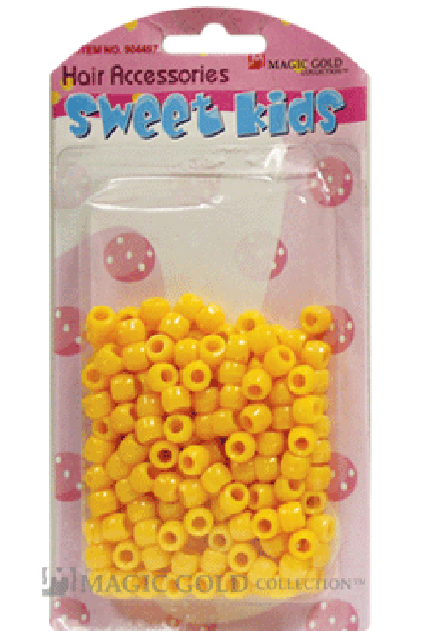 Magic Gold Plastic Bead (S) 1633 Yellow