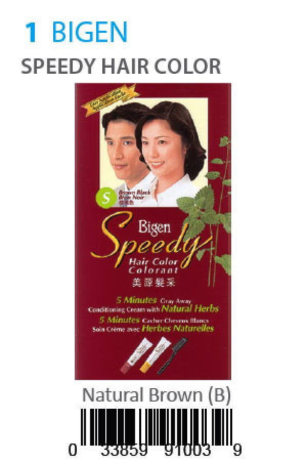 Bigen-1 Speedy Hair Color Natural Brown(B)