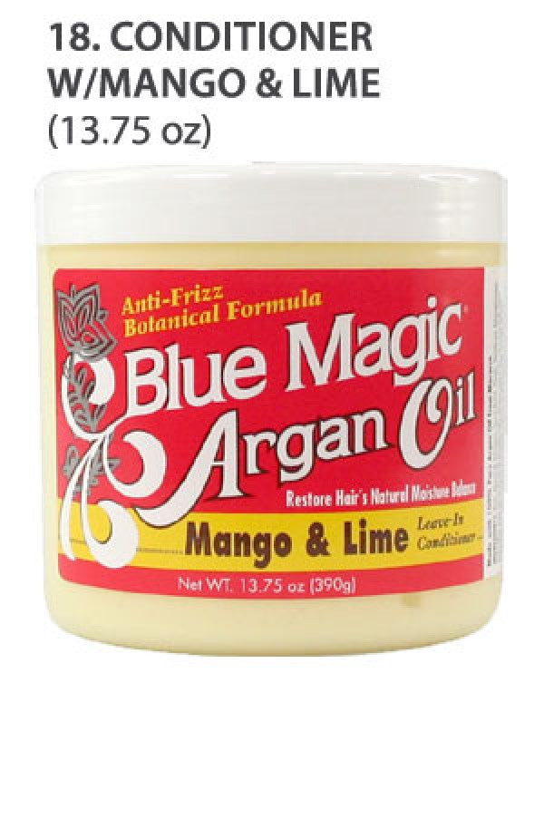 Blue Magic-18 Argan Oil Conditioner W/Mango&Lime(13.75oz)