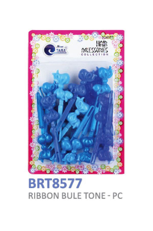 Tara Barrette BRT8577 Ribbon Blue Tone -PC