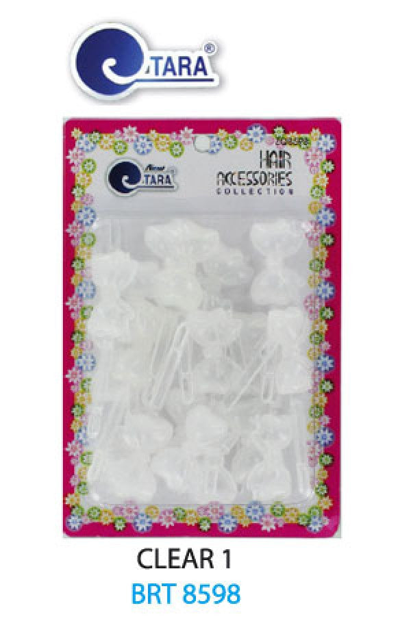 Tara Barrette Ribbon Clear BRT8598 -pc