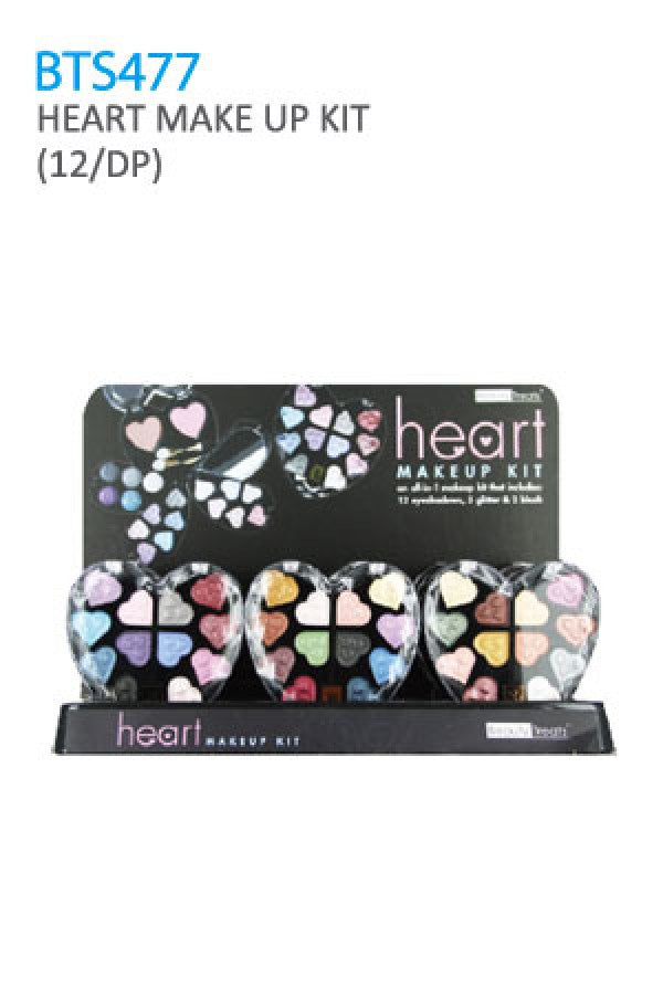 BTS477-30 Beauty Treats Heart Makeup Kit 12/DP